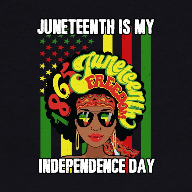 Juneteenth Is My Independence Day Black Women Afro Melanin by joneK